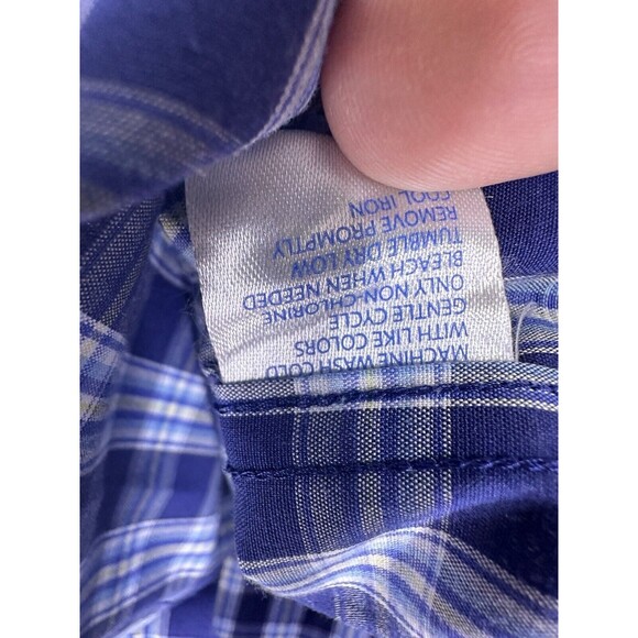Southern Tide Mens Plaid Long Sleeve Button Down Shirt Classic Fit Blue Small - Picture 5 of 7